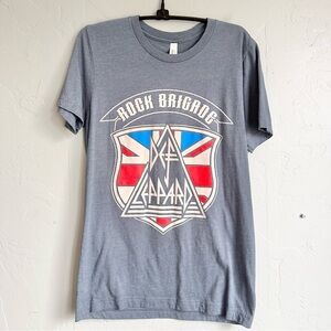 Rock Brigade Def Leppard Concert Tee The Stadium Tour 2022 Adult Small EUC